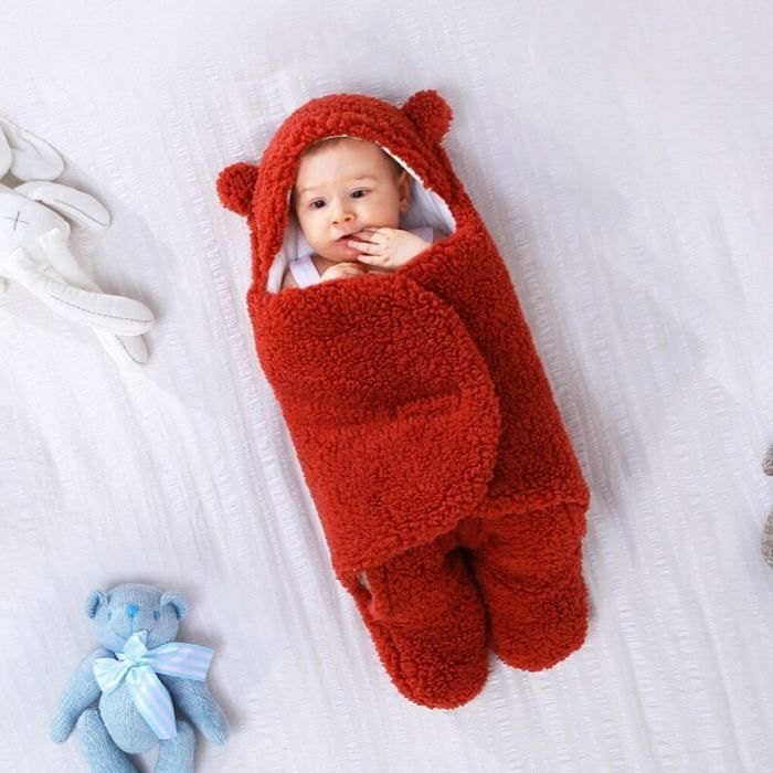 Manteau D'hiver Pour Bébé Garçon Avec Capuche à Oreilles D'ours - Polaire Rembourré, Imperméable Et Coupe-vent