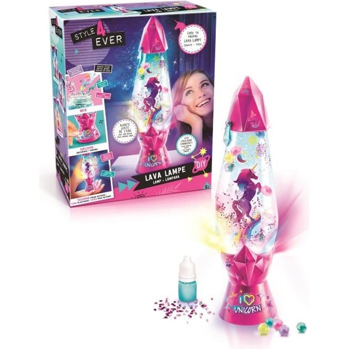 Canal Toys Lava Lampe DIY STYLE 4 EVER - Kit de création de lampe à bulles personnalisable