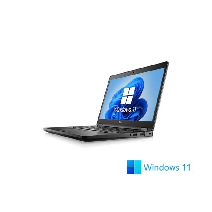 Dell Latitude 5490 – 14 – Intel Core i5 – 8Go (8192Mo) RAM – 256Go SSD – Noir – Reconditonné