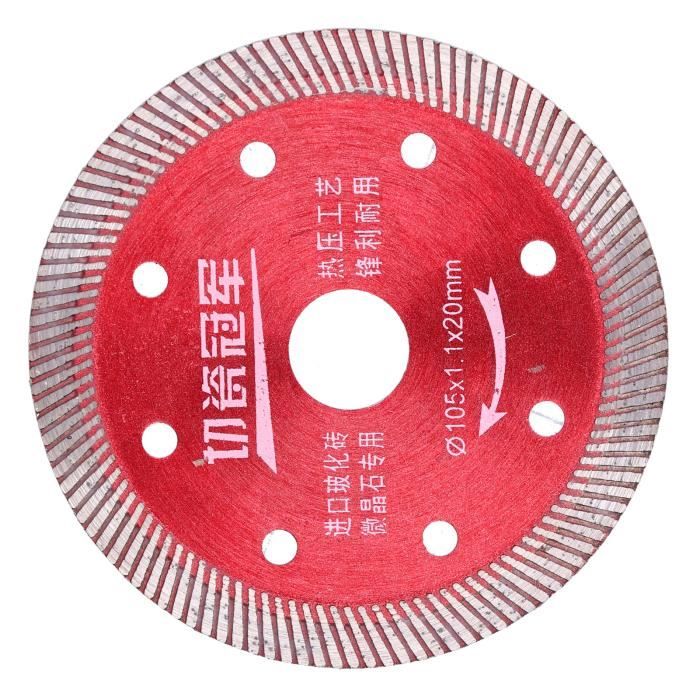 Disque de coupe diamant 125 x 22,2 mm, turbo super fine | Leroy Merlin