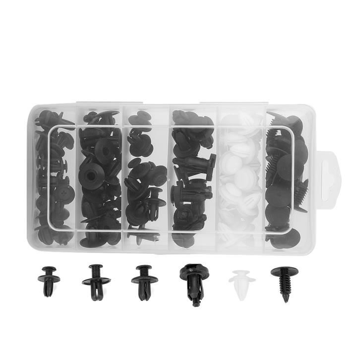 Kit De 170 écrous En U Et Vis Pour Voiture - Assortiment De Tailles SAE, Pour Panneaux De Porte Et Tableau De Bord