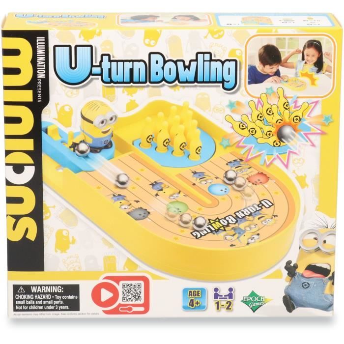 Jeu de Bowling EPOCH GAMES Minions U turn Bowling Réalise un Strike avec les Minions !