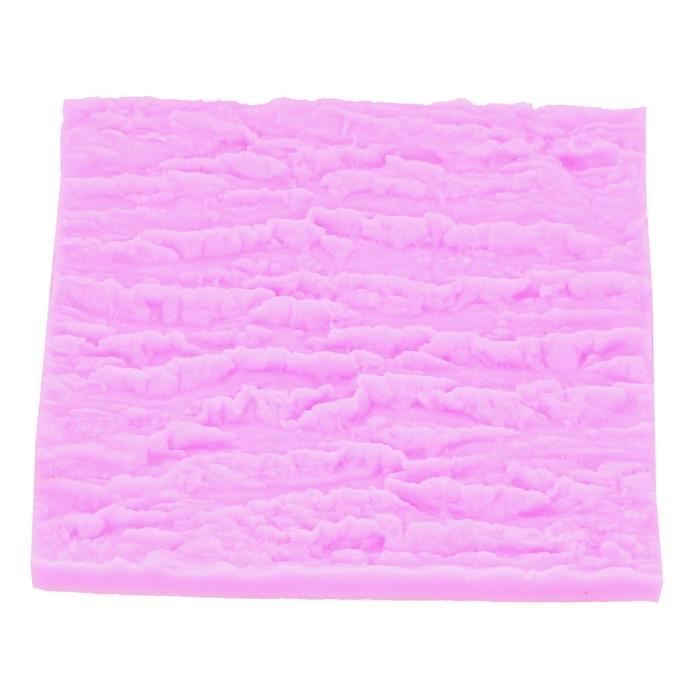 Moule En Silicone Écorce De Bois Pour Gâteau - Décoration 3D DIY Gaufrage