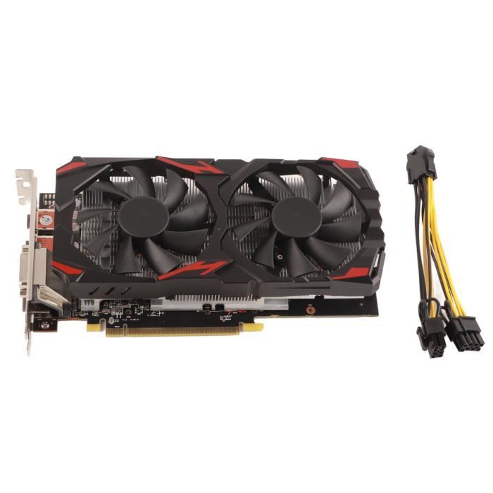 PUSOKEI Scheda Grafica 580 8GB GDDR5 256 Bit – Doppia Ventola, 3xDP HDMI DVI, Per Gaming