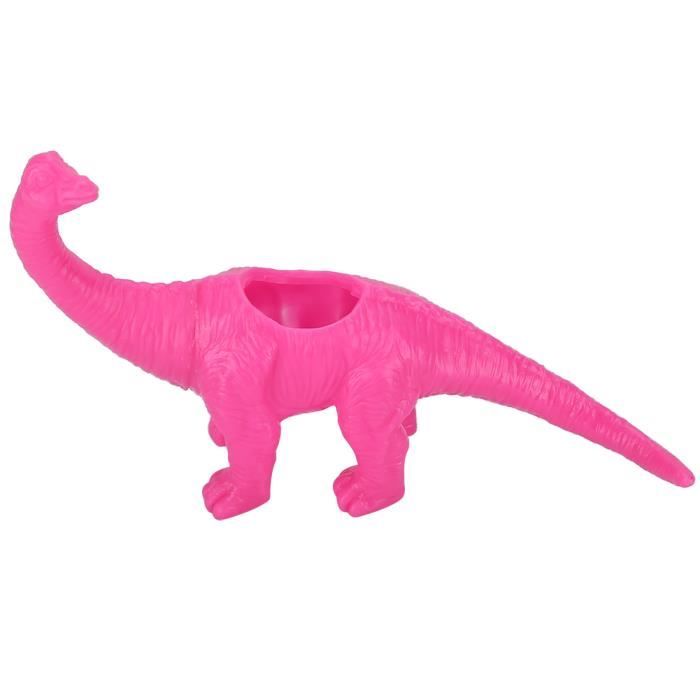 Pot de fleurs en céramique - COLAXI - Dinosaure - Vert - Asymétrique