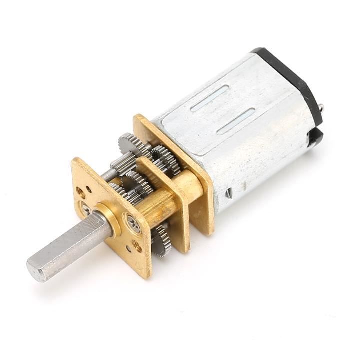 Moteur à Engrenages Métallique N20 6V – Couple élevé, 30 Tr/min, Pour Ventilateurs Et Projets DIY - 7