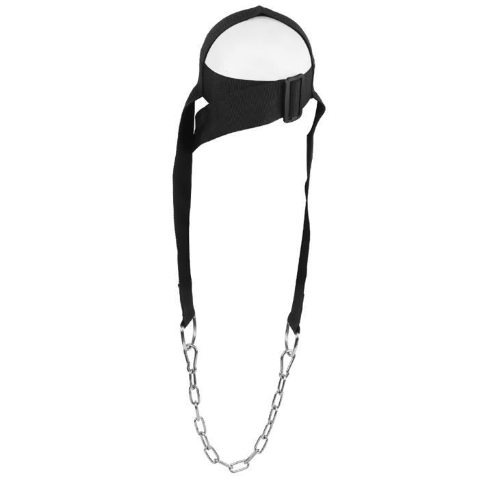 Exerciseur de cou 1/2 – Harnais de tête réglable, sangle de renforcement du cou | Harnais de cou pour haltérophilie, exercices de cou rembourrés pour