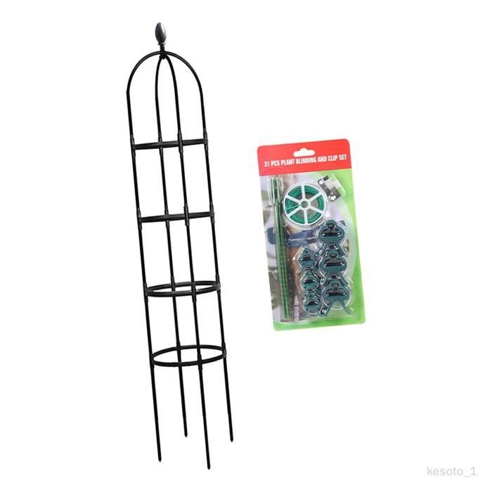 MagiDeal Treillis Obélisque Jardin 210cm - Support Plantes Grimpantes Cadre Tour Parapluie Pour Fleurs Et Vignes
