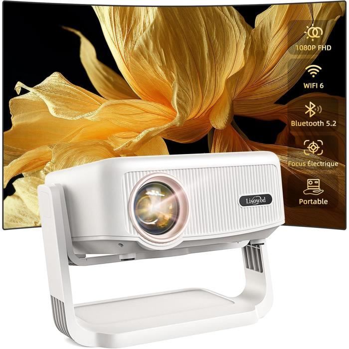 Videoprojecteur Portable - Lisowod - L02 - 1080P - WiFi 6 - 19000