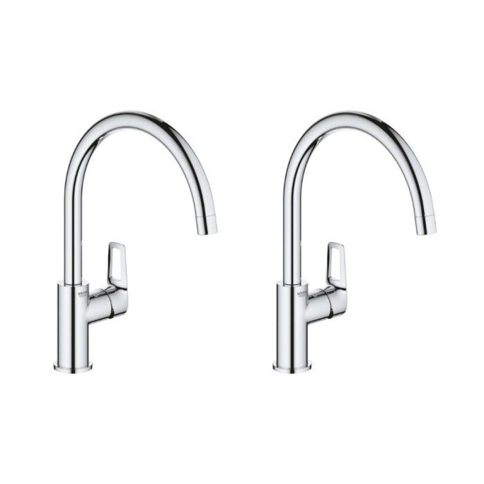 Grohe Lot de 2 mitigeurs cuisine Bauloop