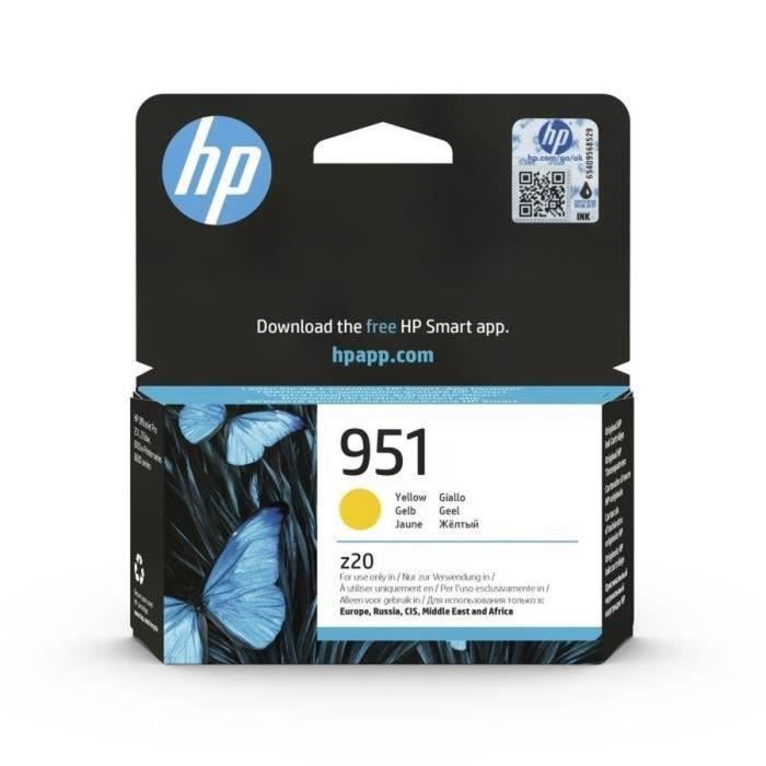HP 951 Cartouche d’Encre Jaune Authentique (CN052AE)