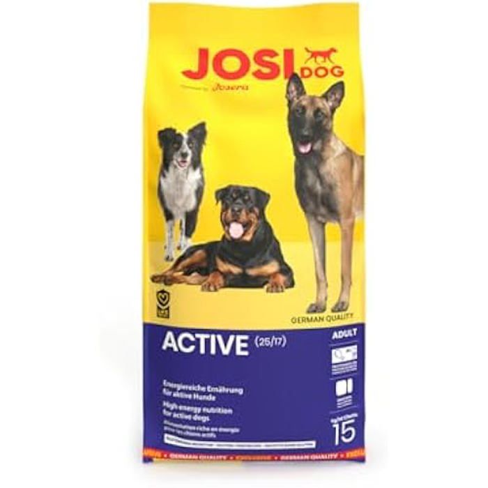 Comparer les prix de Croquettes pour Chiens Actifs - JOSERA - JosiDog Active - 15 kg - Adulte - Moyen
