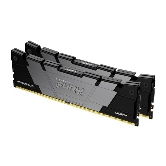 Kingston Technology Kingston FURY Renegade - DDR4 - kit - 16 Go: 2 x 8 Go - DIMM 288 broches - 3600 MT/s / PC4-28800 - CL16 - 1.35 V - mémoire sans tampon