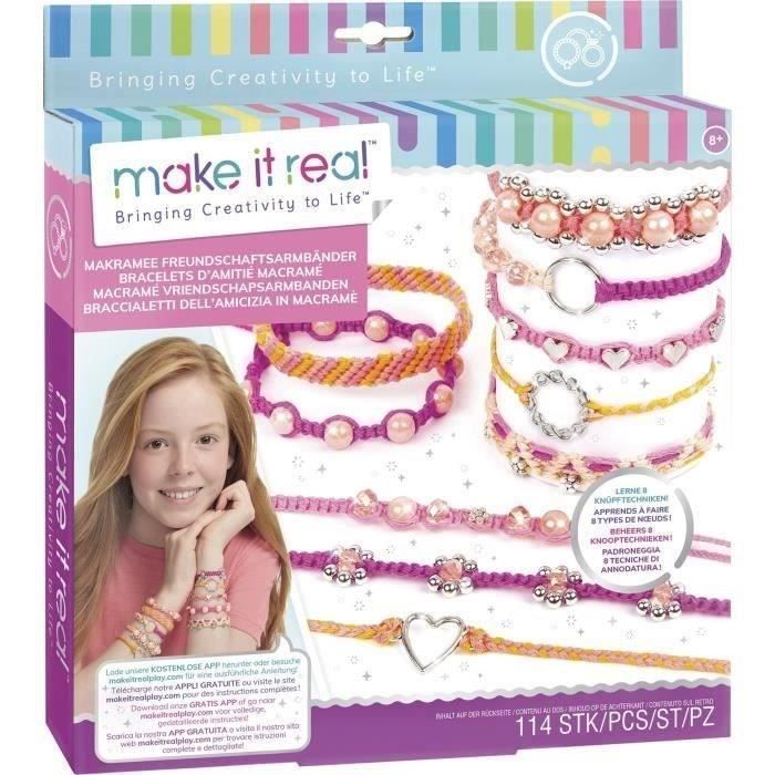 Set de perles Amitié Make It Real - Fabrication de bracelets brésiliens pour enfants dès 8 ans - Lan