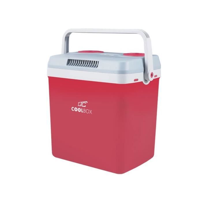 Glacière de voyage - LTCA32 - 32L - Fonction de chauffage - Système Peltier - Couleur Rose Saumon