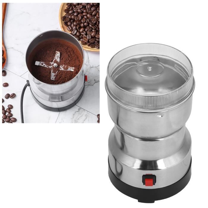 Moulin à café électrique,Moulin à sel électrique en acier inoxydable