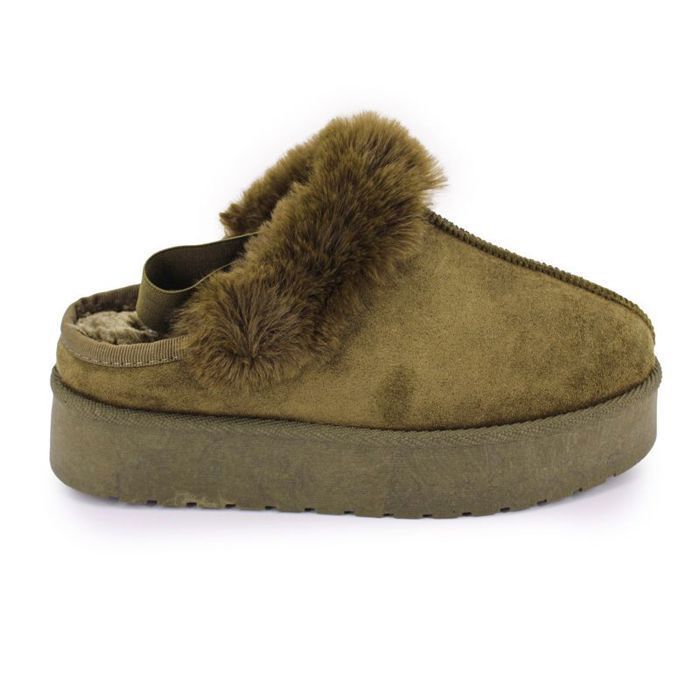 Mule cheap fourrée femme