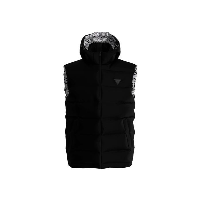 Doudoune sans manche Guess Homme G triangle Noir Synthetique Noir Cdiscount Pret a Porter