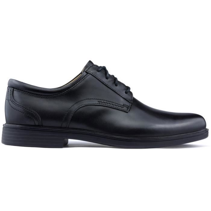 Clarks Clarks Un Aldric Lace M - Chaussures homme cuir largeur normale lacets confort léger et respirant (blanc)