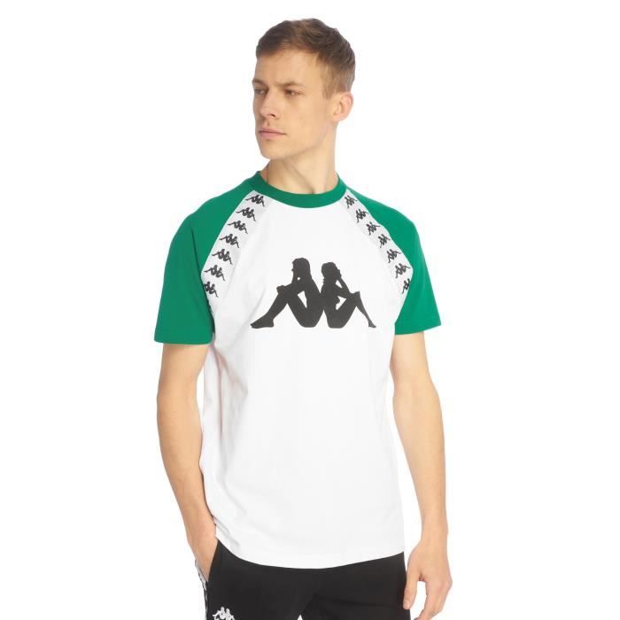 Kappa Homme Hauts / T-Shirt 222 Banda Bardi Blanc - 601070 - Cdiscount  Prêt-à-Porter