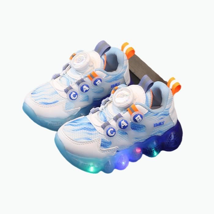 Basket Enfants Chaussures LED Garçons Ou Fille USB Charge Lumineuses - 5
