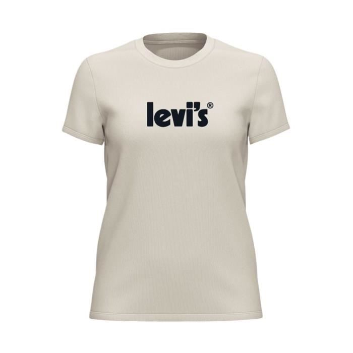 T shirt levis gris femme best sale