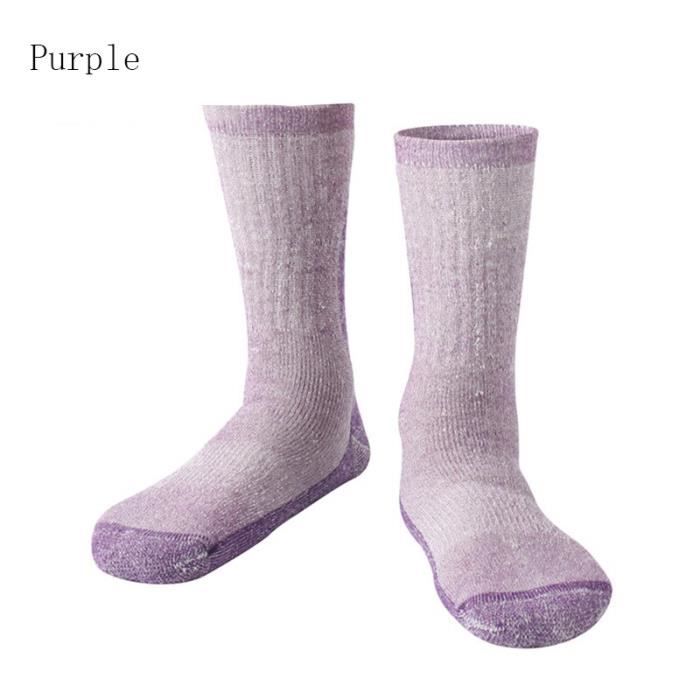 Chaussettes De Ski Enfant TODO Avec Laine Mérinos - Thermoactives Taille 23-26, 27-30, 31-34