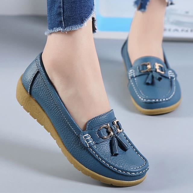 Mocassin bleu clair deals