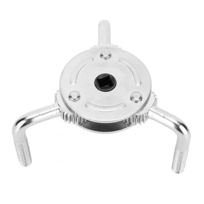 Clé à Filtre à Huile 3 Griffes Réglables - Compatible Cliquet 1/2" Et 3/8" - Pour Filtres De 54 à 116 Mm