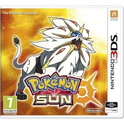 Jeu Pokemon Soleil sur console Nintendo 3DS et 2DS