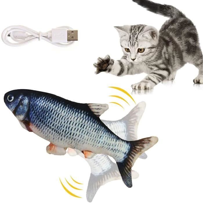 Jouet Poisson Pour Chat Electrique Wagging Poisson Chien Chat Jouet A Macher Interactif Usb Rechargeable Cdiscount Jeux Jouets