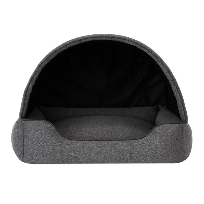Comparer les prix de Panier pour chien, maison pour chien en tissu, grotte pour chat, niche pour chien, corbeille pour chien, anthracite, XL : 82x58 cm