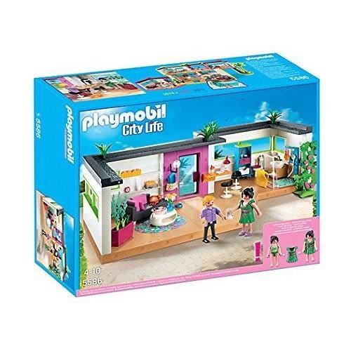 Jeu De Construction - PLAYMOBIL - Studio des invités - 2 personnages - Accessoires variés - Mixte