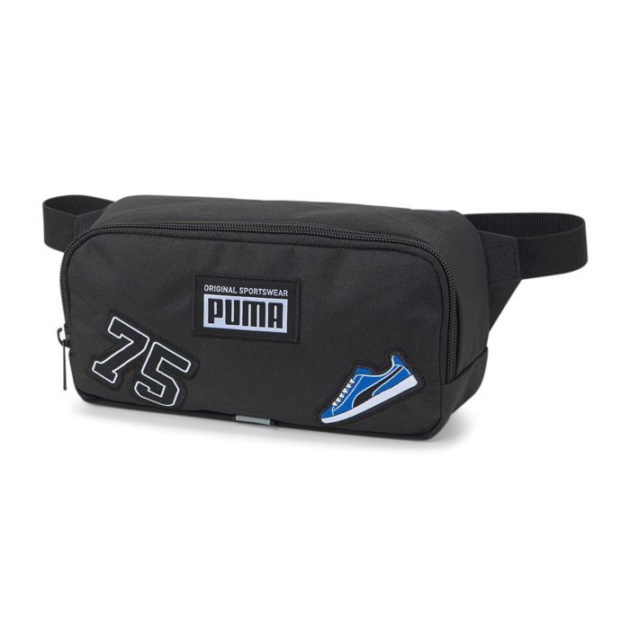 PUMA Sac banane noir bleu pour femme et homme - Patch Waist Bag Puma Black 213033