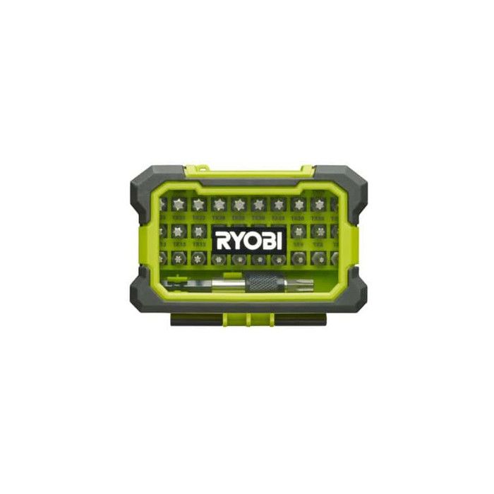 Coffret renforcé RYOBI 32 embouts de vissage Torx T7-T40 - porte-embouts à fixation rapide RAK32TSD