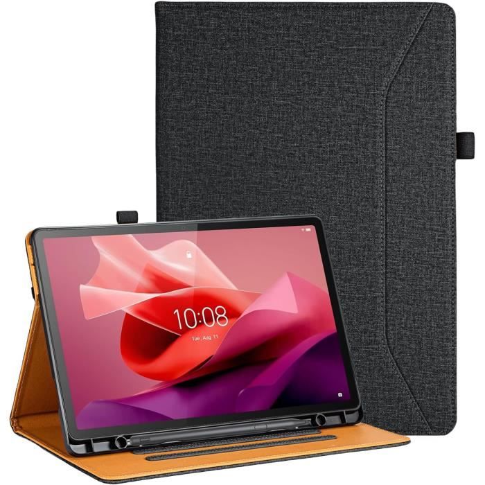 Coque Lenovo Idea Tab 11 - Housse Avec Porte-Stylo, Support Réglable, Fermeture Magnétique - 14