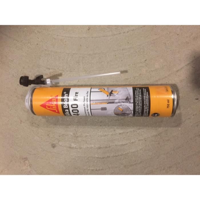 Mousse expansive résistante au feu SIKA SikaBoom 400 Fire 750ml Cdiscount Bricolage