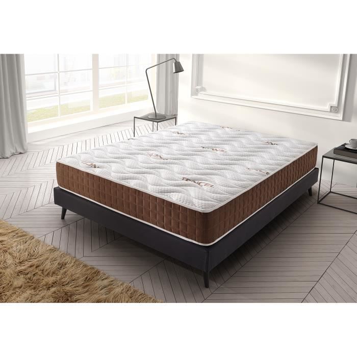 SIMPUR RELAX - Matelas 140x190 - Visco Ergo Anatomique - Épaisseur 19 cm - Triple Couche System - Double face été-hiver