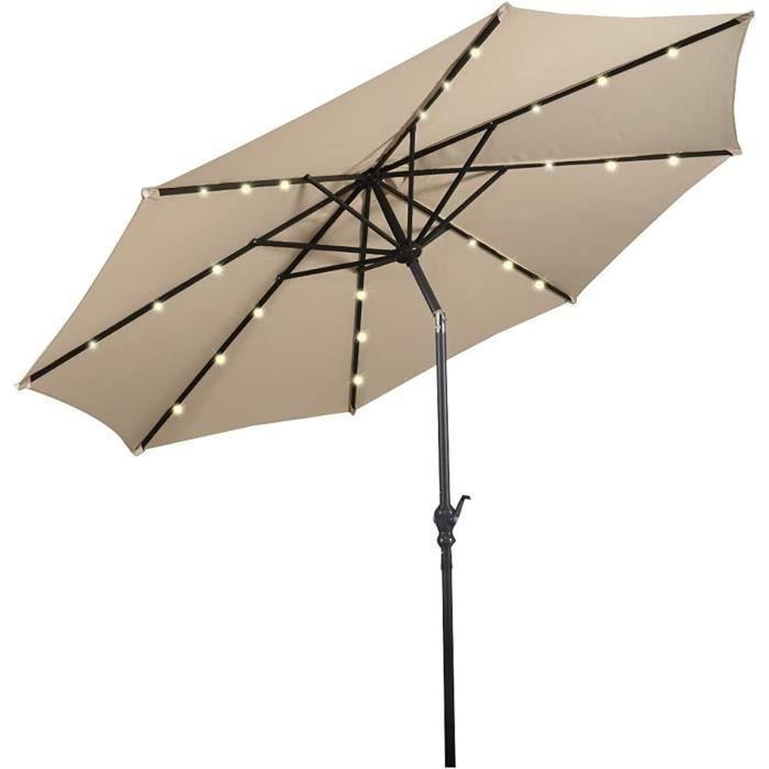 Parasol Amélioré De 66 Cm – Angle Réglable Pour Plantes D'extérieur – Grande Protection Solaire Pour Plantes En Pot, Pots De Fleurs Et Parterres De Jardin – Protège Contre Le Soleil Brûlant