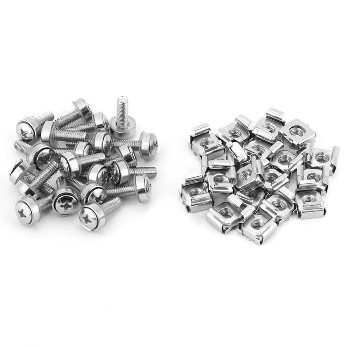 Kit 160 Vis Et Clips De Carrosserie Voiture - Boulons, Rondelles, Pinces U - Pour Réparation Pare-chocs, Garde-boue - 6