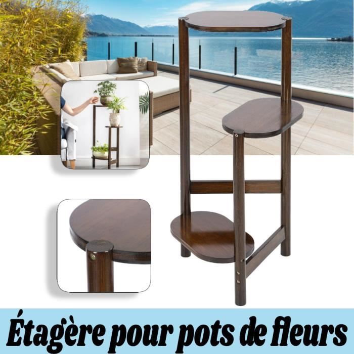Mini Tabouret En Bois Pour Plantes, Supports De Pots De Fleurs En Bois