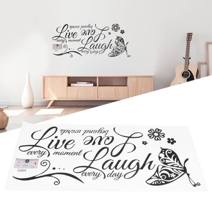 Autocollant Mural Personnalisé En Vinyle - Citation, Texte Inspiration, Décoration Intérieure, Fabriqué Au Royaume-Uni