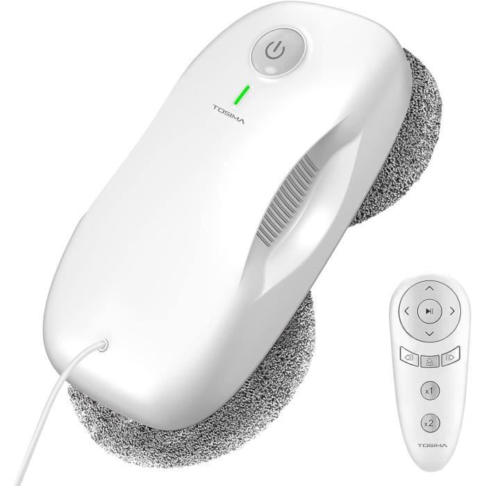 Robot Laveur de vitres - TOSIMA - W2 - Aspiration 3800 Pa - Nettoyage Électrique - Mixte - Tosima