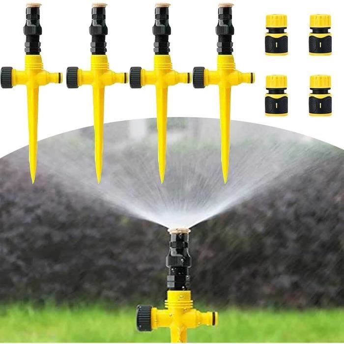 Arroseur De Jardin Professionnel 360° G2 En Alliage Zinc - Couverture 40 M, Irrigation Pelouse