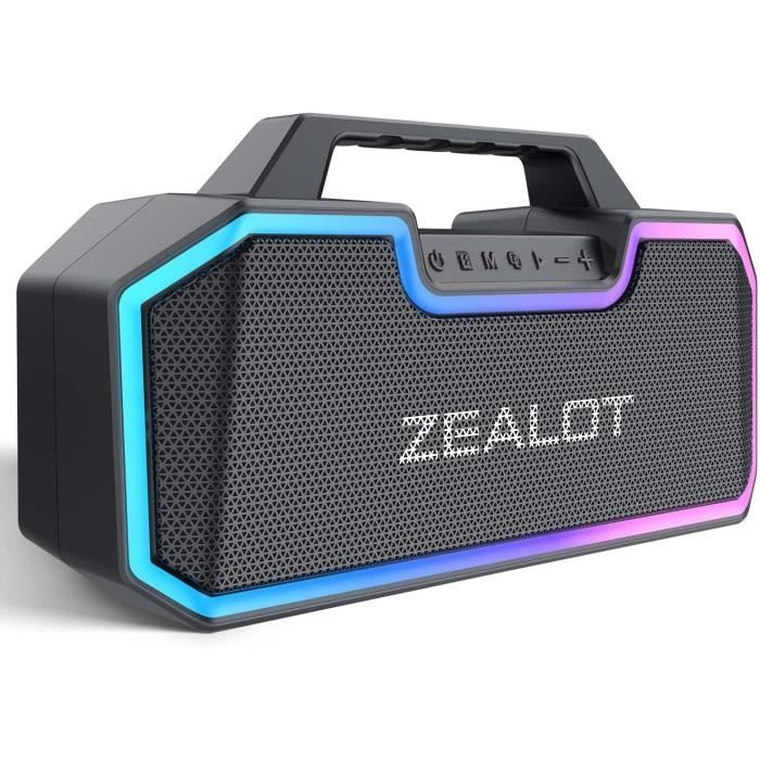 Enceinte Bluetooth Portable Ykall 30W, Son Stéréo Puissant, IP67 étanche, 30h D'autonomie, Micro Intégré, Pour Douche, Plage, Camping