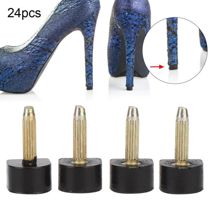 LES 24pcs Embouts de Talons Hauts Antid rapants pour la R paration
