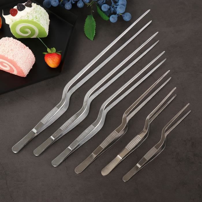 Lot De 5 Pinces De Cuisine En Acier Inoxydable 22,9 Cm - Pinces Service Multifonctions