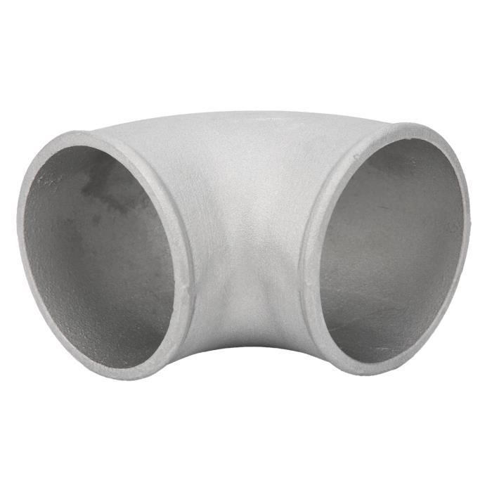 Coude Aluminium 45° Pour Turbo Intercooler - Diamètres 16-102mm - Longueur Bras 30cm - Paroi 2mm