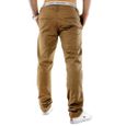 Chinos pour hommes MC Trendstr Straight Fit H1244 [US 34, Jaune moutarde]-1