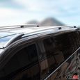 Barres de toit longitudinales pour Peugeot 3008 2009-2016 Aluminium Gris-1